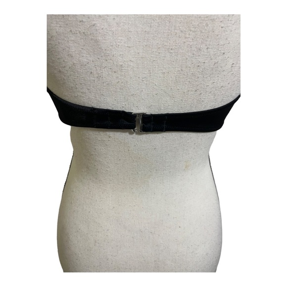 Victoria Secret womens New beach sexy bikini top beaded front black. Size Large - Picture 6 of 10